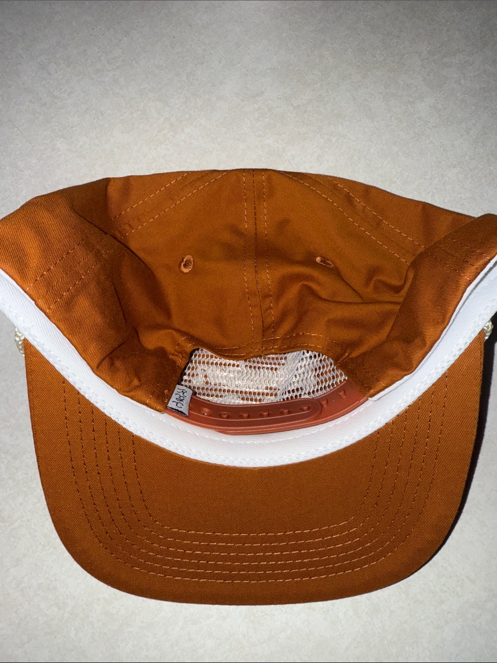 Random Golf Club Orange Rope-Trim Cap - Picture 3 of 7